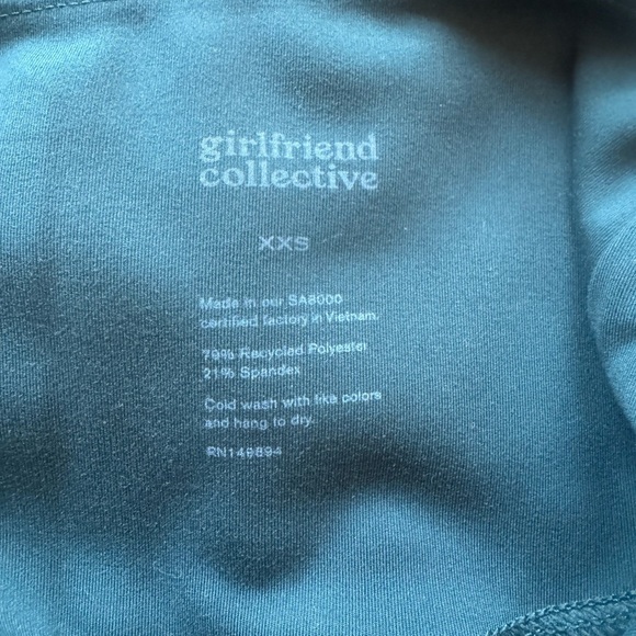 Girlfriend Collective High Rise Bike Shorts Size XXS - Picture 4 of 4